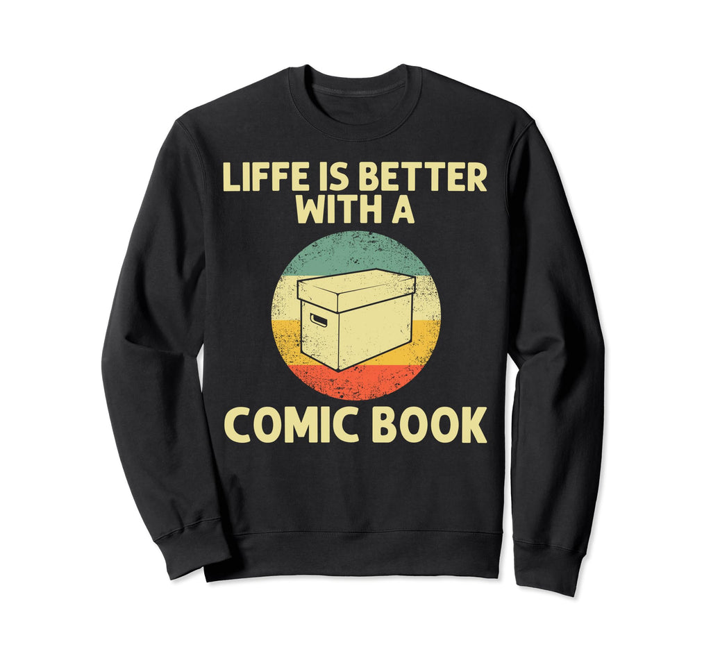 Comic Book Comic Book Lovers Sweatshirt - Casual Everyday Wear for Adults - T-Shirt, Sweatshirt, Hoodie