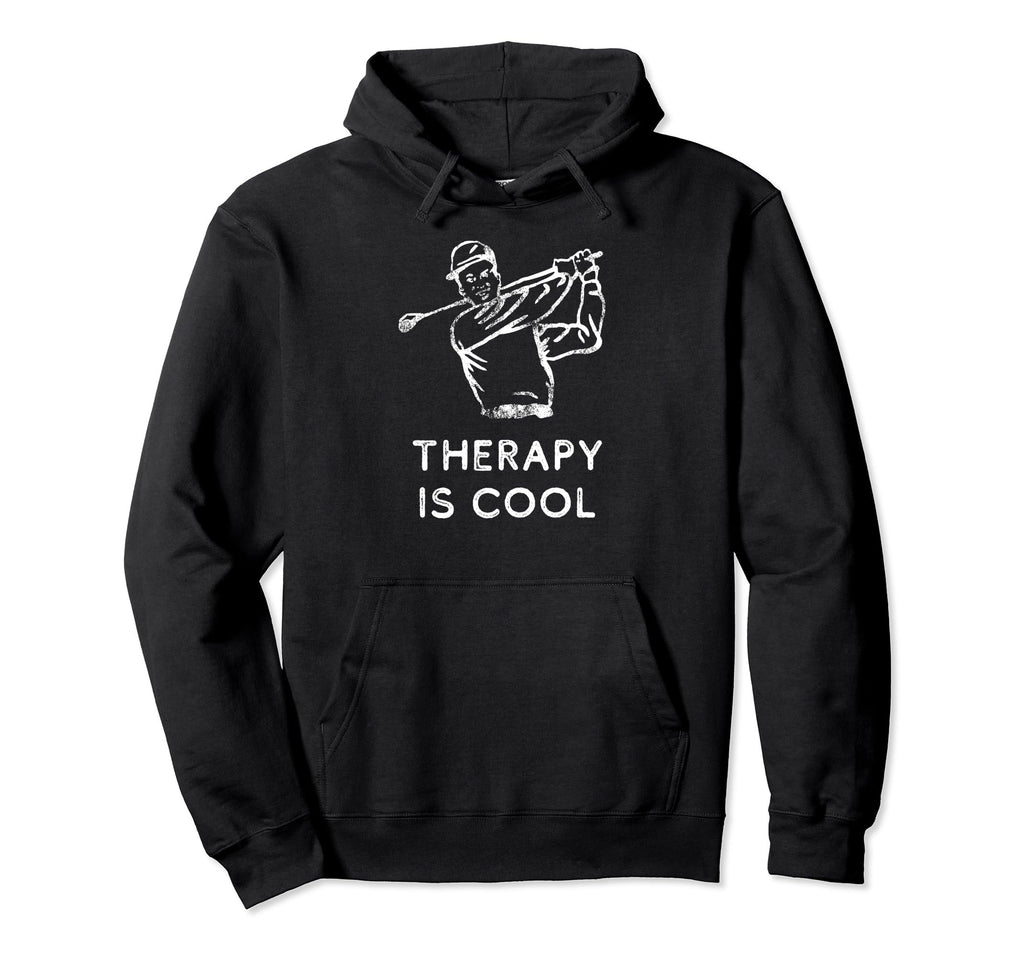 Therapy Is Golf Funny Dad Hoodie - Aesthetic Graphic Men Women - T-Shirt, Sweatshirt, Hoodie