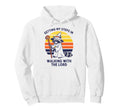 Getting My Steps Walking Lord Raccoon Hoodie - Aesthetic Graphic Unisex - T-Shirt, Sweatshirt, Hoodie
