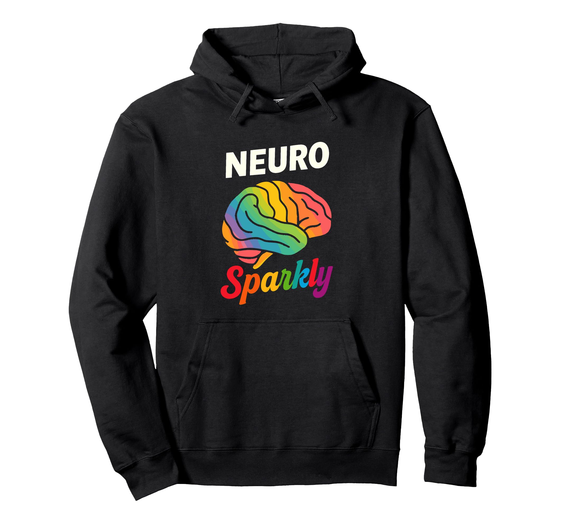 Neuro Sparkly Brain Adhd Autism Hoodie - Custom Art Print Unisex - T-Shirt, Sweatshirt, Hoodie