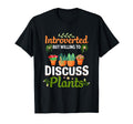 Plant Lover Introverted But Willing T-Shirt - Custom Art Print Men Women - T-Shirt, Sweatshirt, Hoodie