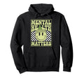 Groovy Mental Health Awareness Month Hoodie - Minimalist Print Unisex - T-Shirt, Sweatshirt, Hoodie