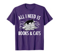 Cat Book Novel Book Lovers Reading T-Shirt - Fun Novelty Design Men Women - T-Shirt, Sweatshirt, Hoodie