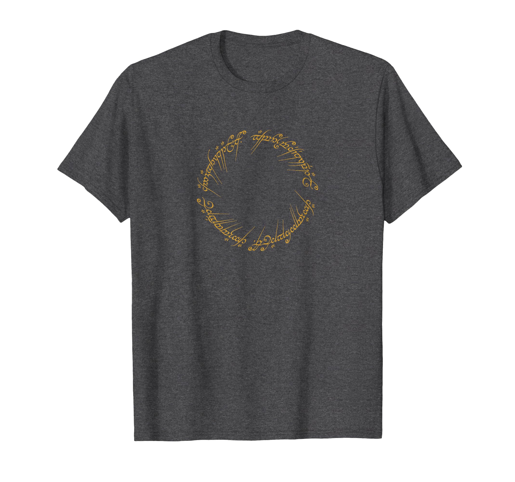 Popfunk Lord Rings One Ring Inscription T-Shirt - Minimalist Print Unisex - T-Shirt, Sweatshirt, Hoodie