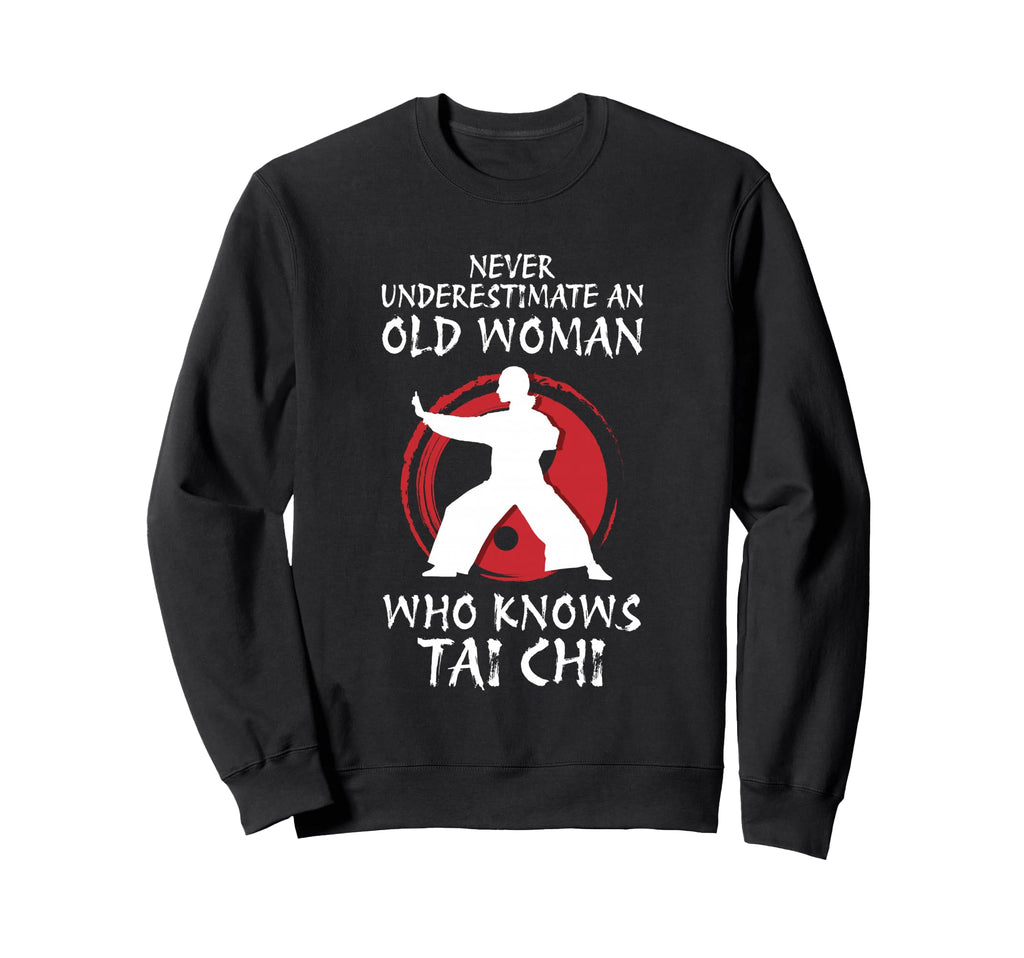 Tai Chi Meditation Martial Arts Sweatshirt - Fun Novelty Design for Adults - T-Shirt, Sweatshirt, Hoodie