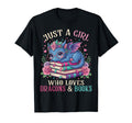 Reading Loves Dragons Books Librarian T-Shirt - Graphic Print for Adults - T-Shirt, Sweatshirt, Hoodie
