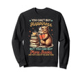 Book Lover Bookish Capybara Sweatshirt - Casual Everyday Wear Men Women - T-Shirt, Sweatshirt, Hoodie