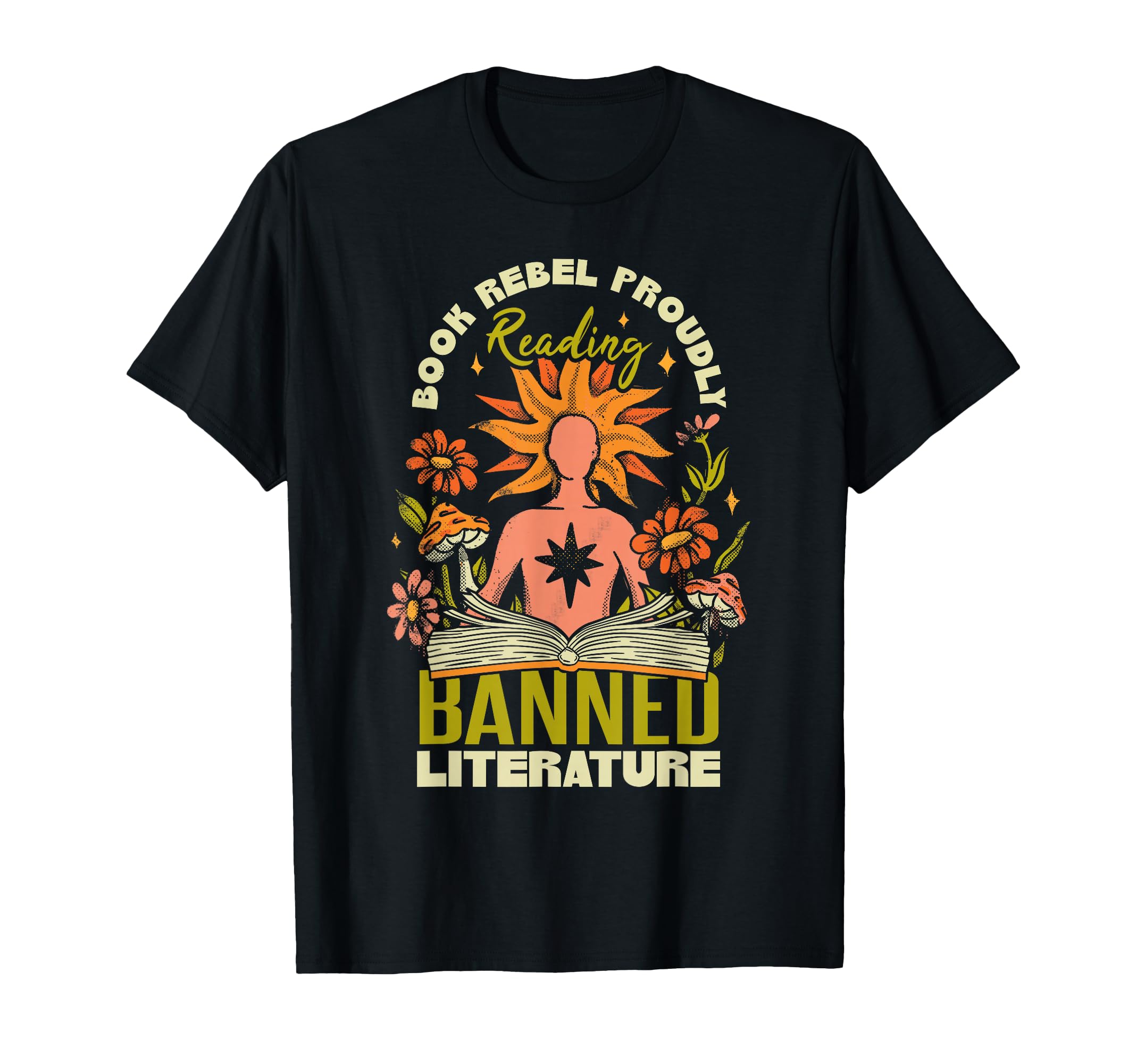 Proudly Reading Banned Literature T-Shirt - Fun Novelty Design Men Women - T-Shirt, Sweatshirt, Hoodie