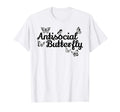 Antisocial Butterfly Introverts Unite Co T-Shirt - Aesthetic Graphic Unisex - T-Shirt, Sweatshirt, Hoodie