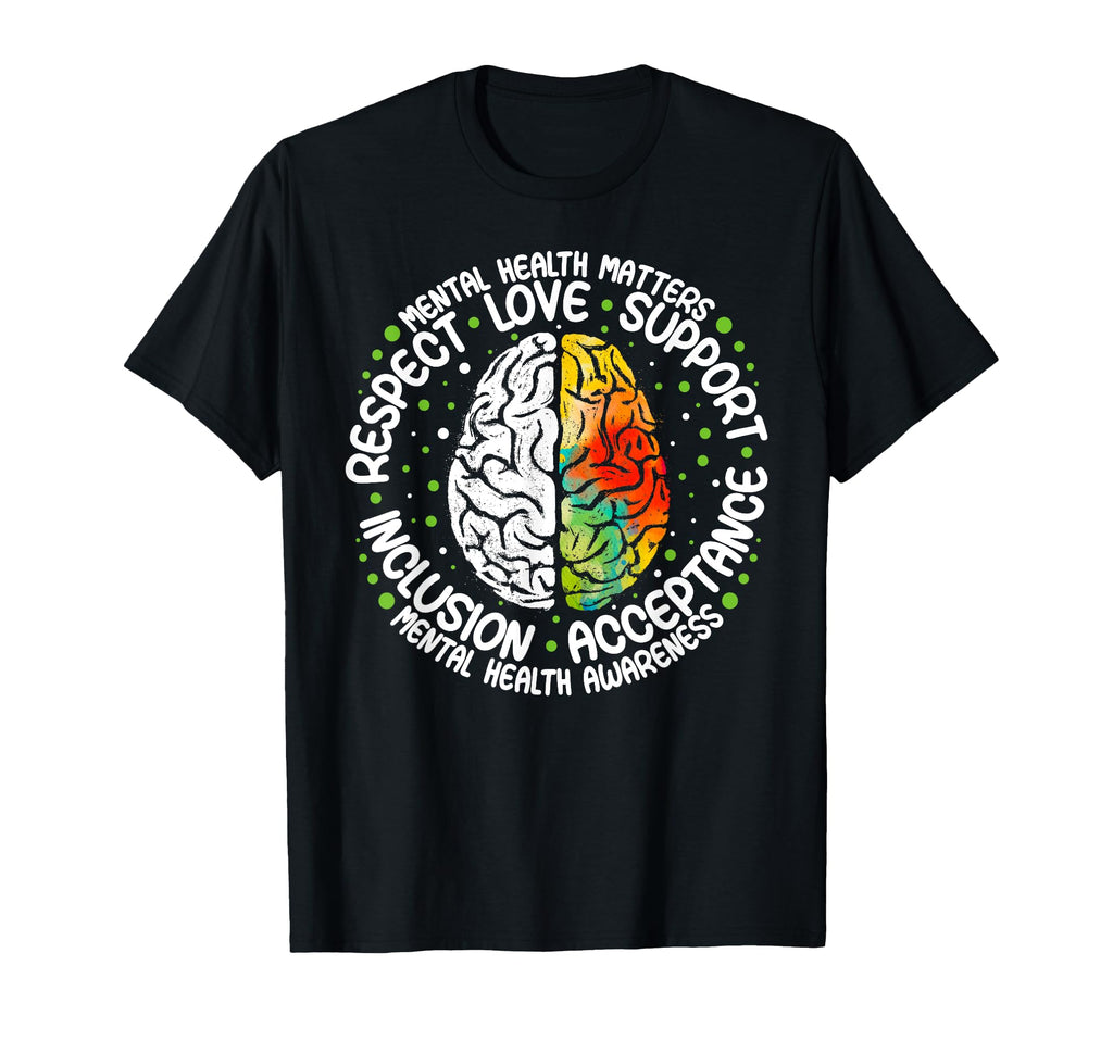 Mental Health Matters Fight Stigma T-Shirt - Novelty Apparel Men Women - T-Shirt, Sweatshirt, Hoodie