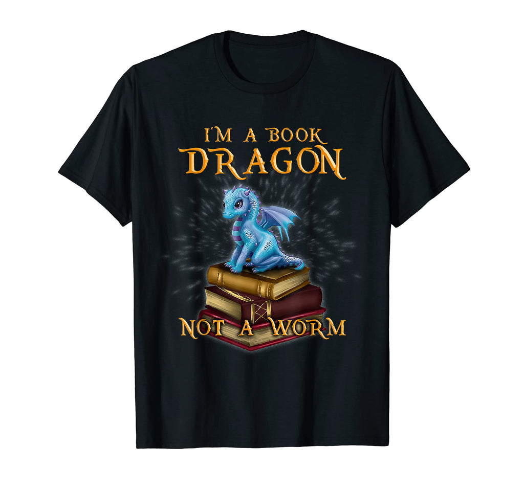 Im Book Dragon Bookworm Gifts T-Shirt - Minimalist Print for Adults - T-Shirt, Sweatshirt, Hoodie
