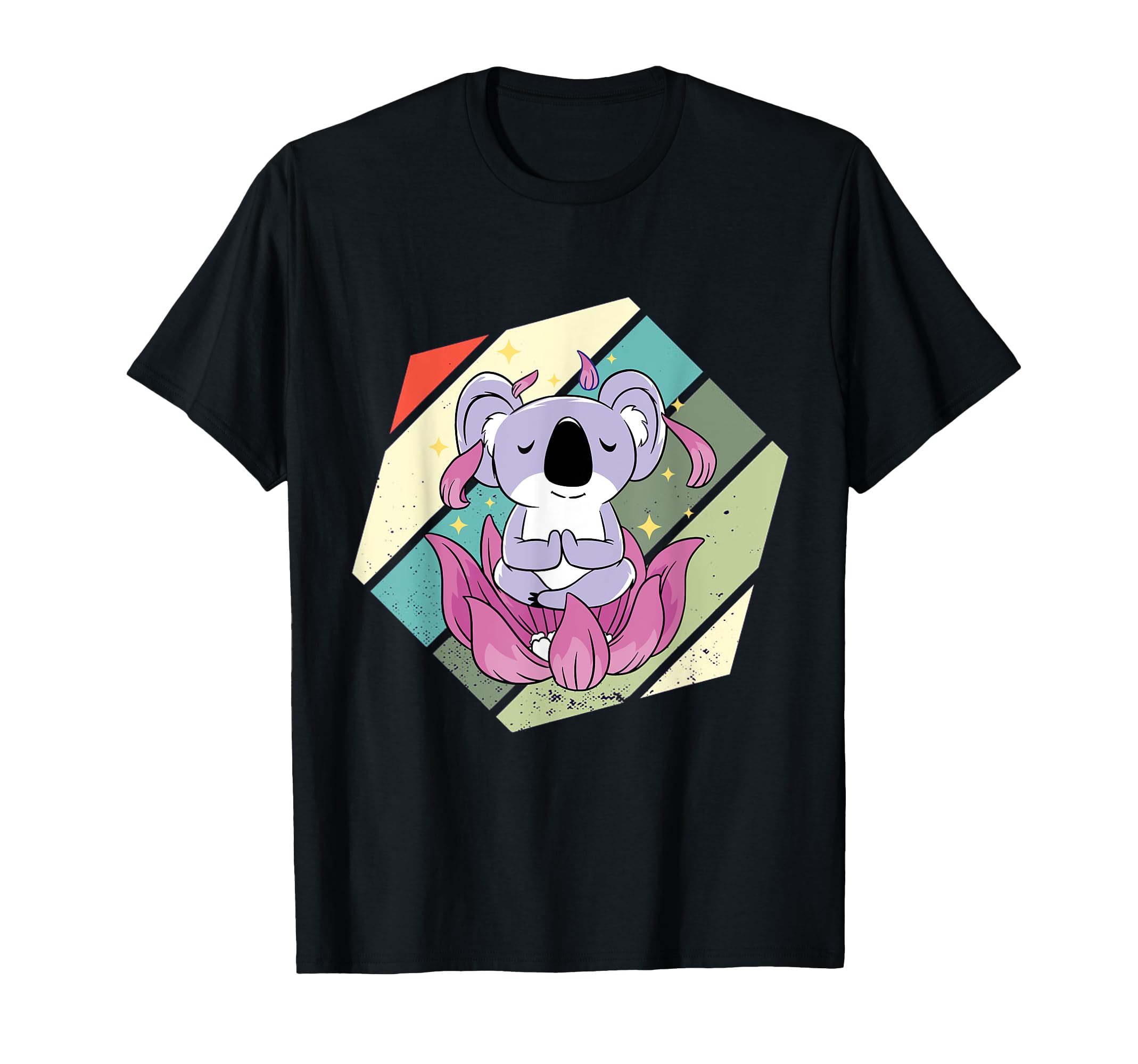 Koala Meditation Lotus Peaceful Zen T-Shirt - Custom Art Print Men Women - T-Shirt, Sweatshirt, Hoodie