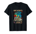 Easily Distracted Books Dragons Funny T-Shirt - Novelty Apparel Unisex - T-Shirt, Sweatshirt, Hoodie