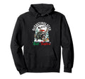 Overstimulated But Festive Joke Santa Hoodie - Aesthetic Graphic Unisex - T-Shirt, Sweatshirt, Hoodie