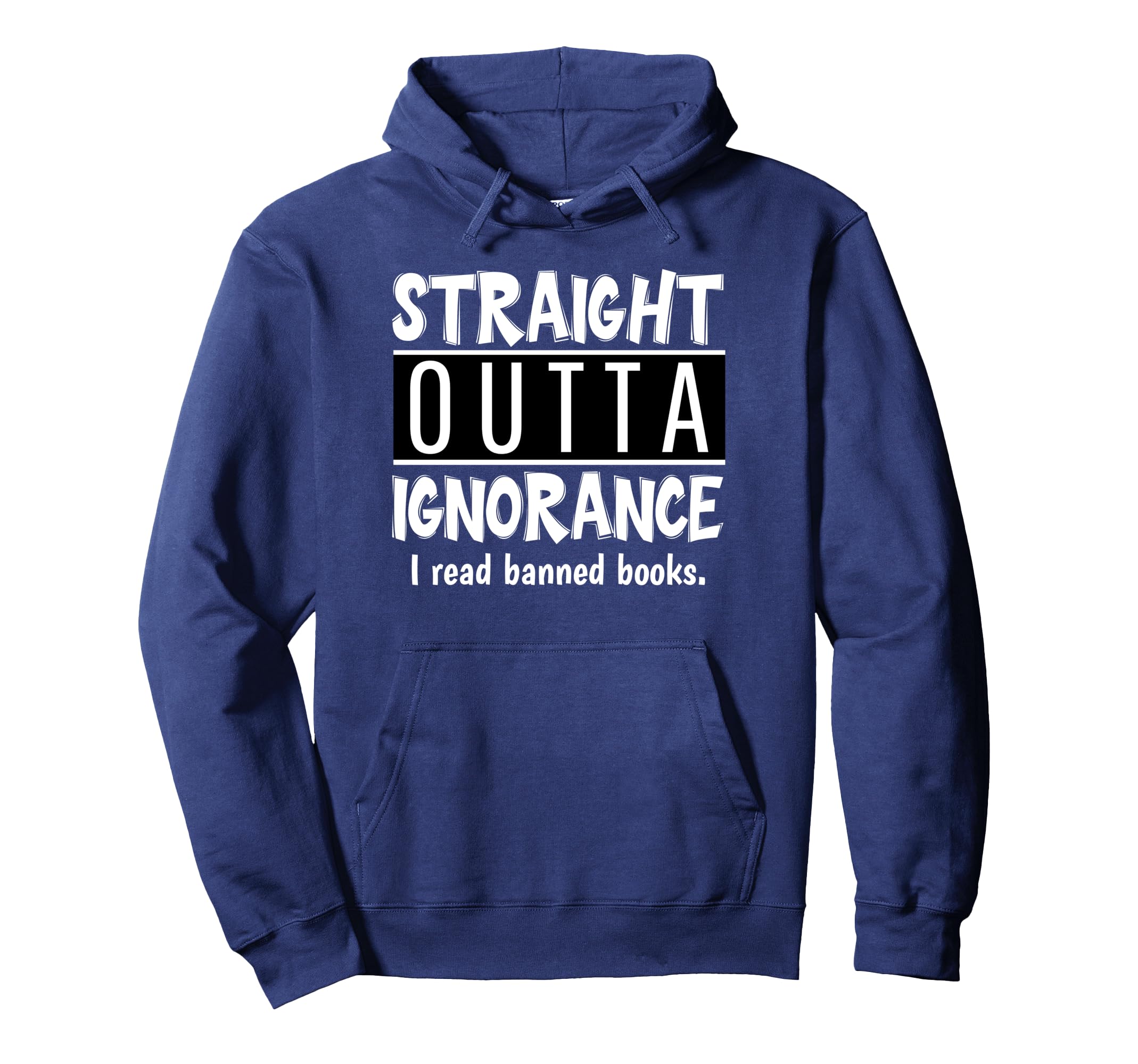I Read Banned Books Book Lovers Hoodie - Minimalist Print for Adults - T-Shirt, Sweatshirt, Hoodie