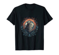 Yoga Wolf Meditation Moon Mindfulness T-Shirt - Custom Art Print Unisex - T-Shirt, Sweatshirt, Hoodie