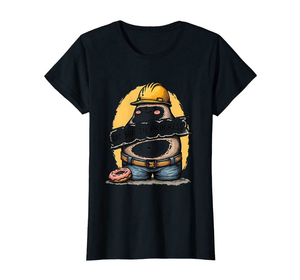 Dad Bod Progress Funny T-Shirt - Graphic Print Unisex - T-Shirt, Sweatshirt, Hoodie