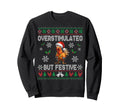 Overstimulated But Festive Ugly Sweatshirt - Unique Graphic for Adults - T-Shirt, Sweatshirt, Hoodie