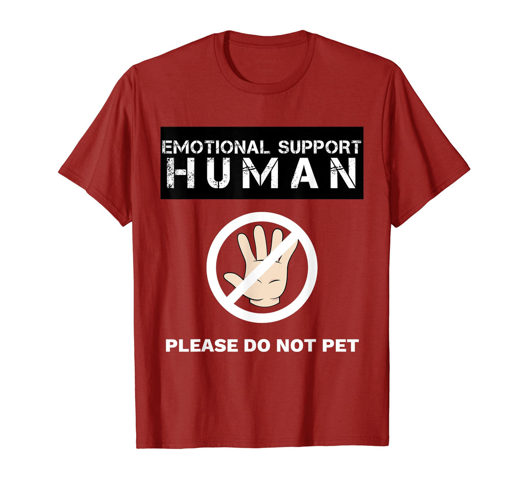 Emotional Support Human Halloween T-Shirt - Minimalist Print Men Women - T-Shirt, Sweatshirt, Hoodie