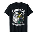 Embrace Neurodiversity Adhd Awareness T-Shirt - Novelty Apparel Unisex - T-Shirt, Sweatshirt, Hoodie