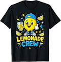 Lemonade Crew Shirt Kids Cute Lemon Mascot Summer Party T-Shirt Unisex T-shirt, Sweatshirt, Hoodie, Long Sleeve Tee - T-Shirt, Sweatshirt, Hoodie