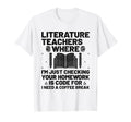 Literature Teacher School Teacher Funny T-Shirt - Minimalist Print Unisex - T-Shirt, Sweatshirt, Hoodie