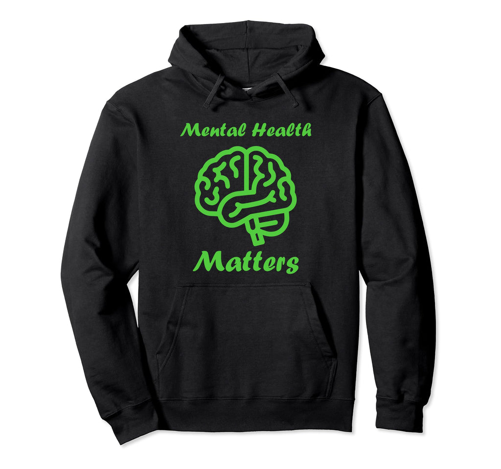 Simple Support Brain Illness Mental Hoodie - Custom Art Print Unisex - T-Shirt, Sweatshirt, Hoodie