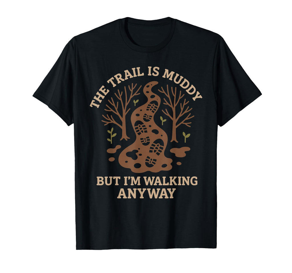 Forest Walk Overthinker Mental T-Shirt - Aesthetic Graphic for Adults - T-Shirt, Sweatshirt, Hoodie