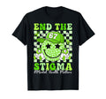 End Stigma Mental Health Green T-Shirt - Custom Art Print for Adults - T-Shirt, Sweatshirt, Hoodie