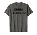 Shhh Im Reading Gift Books Lovers T-Shirt - Aesthetic Graphic for Adults - T-Shirt, Sweatshirt, Hoodie