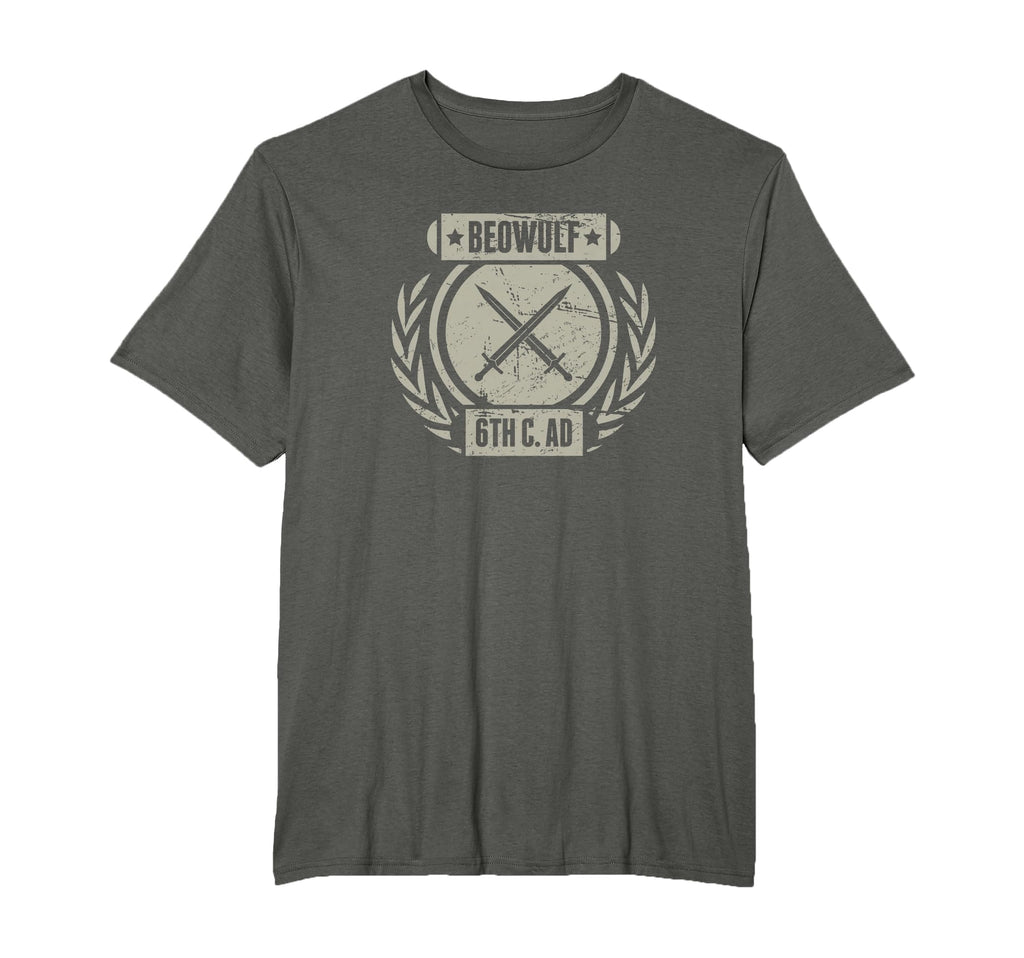 English Literature Beowulf Distressed T-Shirt - Novelty Apparel for Adults - T-Shirt, Sweatshirt, Hoodie
