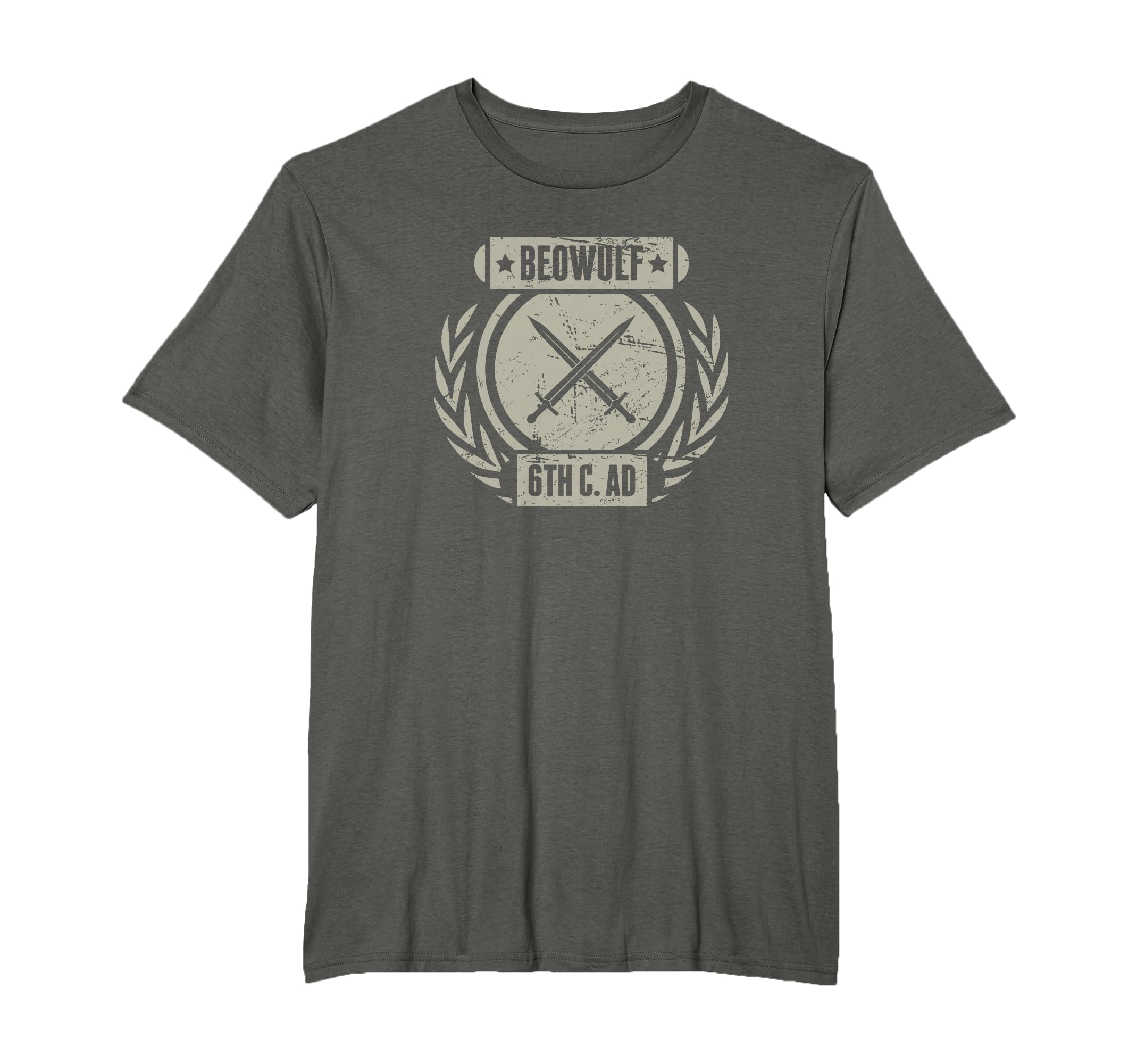 English Literature Beowulf Distressed T-Shirt - Novelty Apparel for Adults - T-Shirt, Sweatshirt, Hoodie
