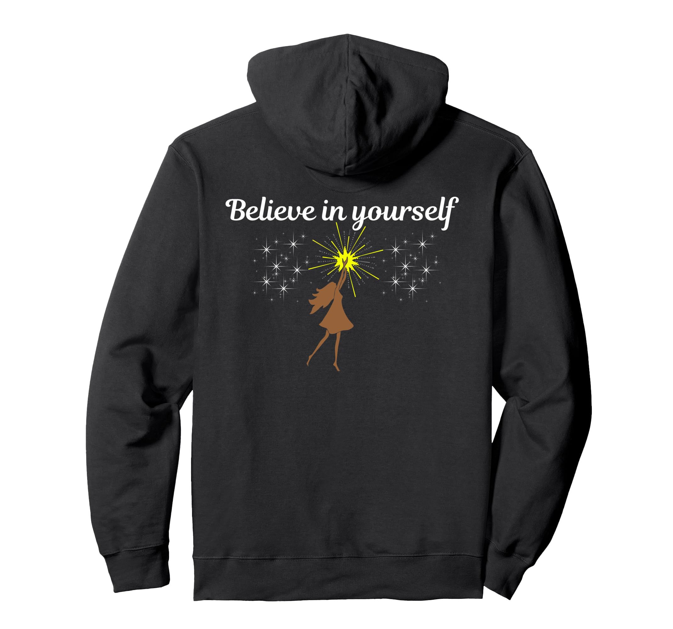Believe Yourself You Are Enough Hoodie - Minimalist Print for Adults - T-Shirt, Sweatshirt, Hoodie