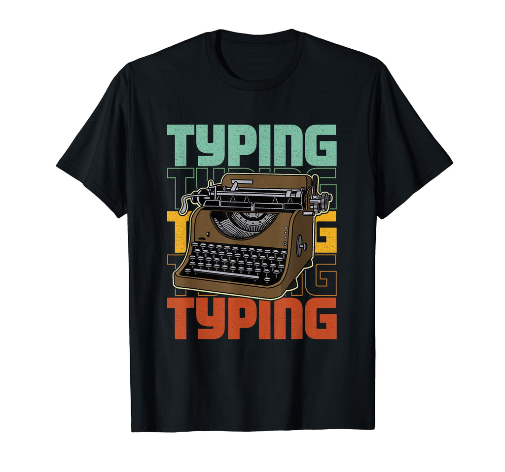 Typewriter Book Writing Literature T-Shirt - Fun Novelty Design Men Women - T-Shirt, Sweatshirt, Hoodie