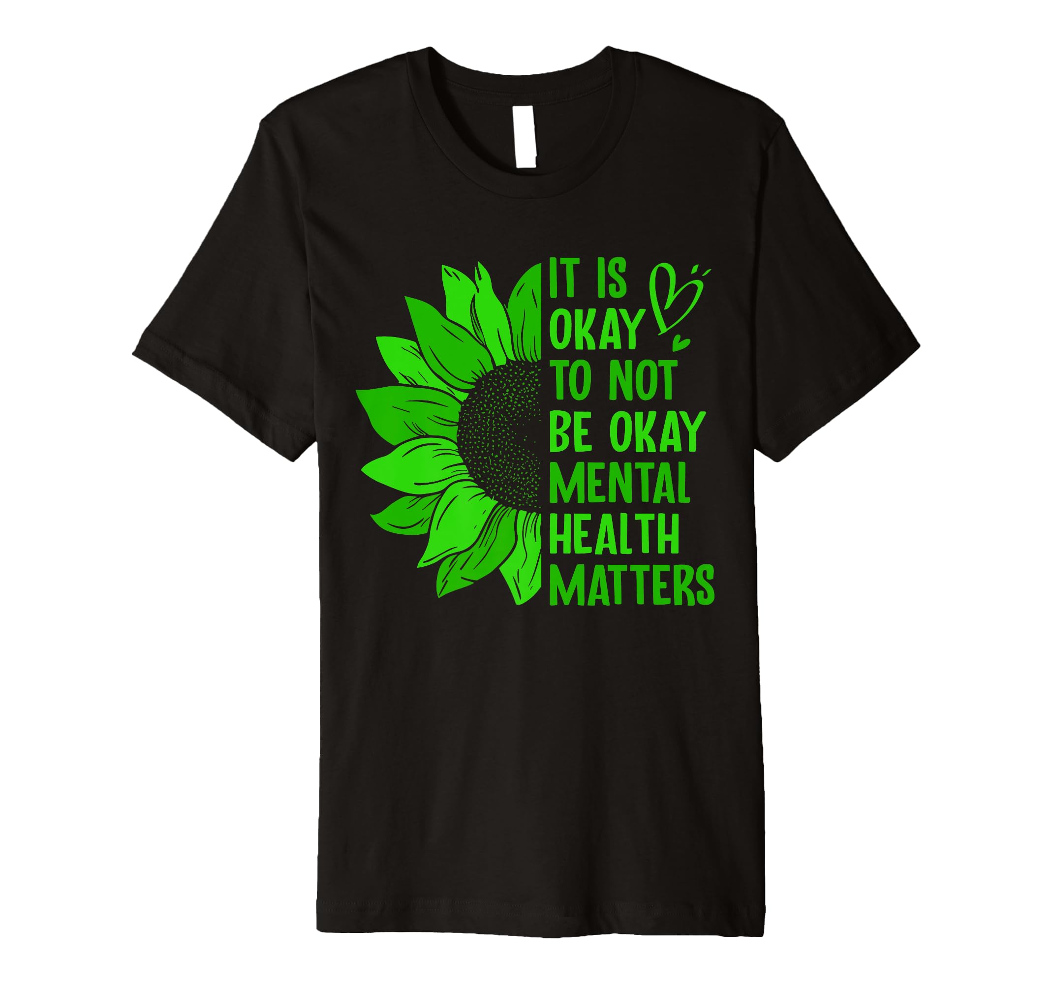 Mental Health Awareness Ribbon Sweatshirt - Minimalist Print for Adults - T-Shirt, Sweatshirt, Hoodie