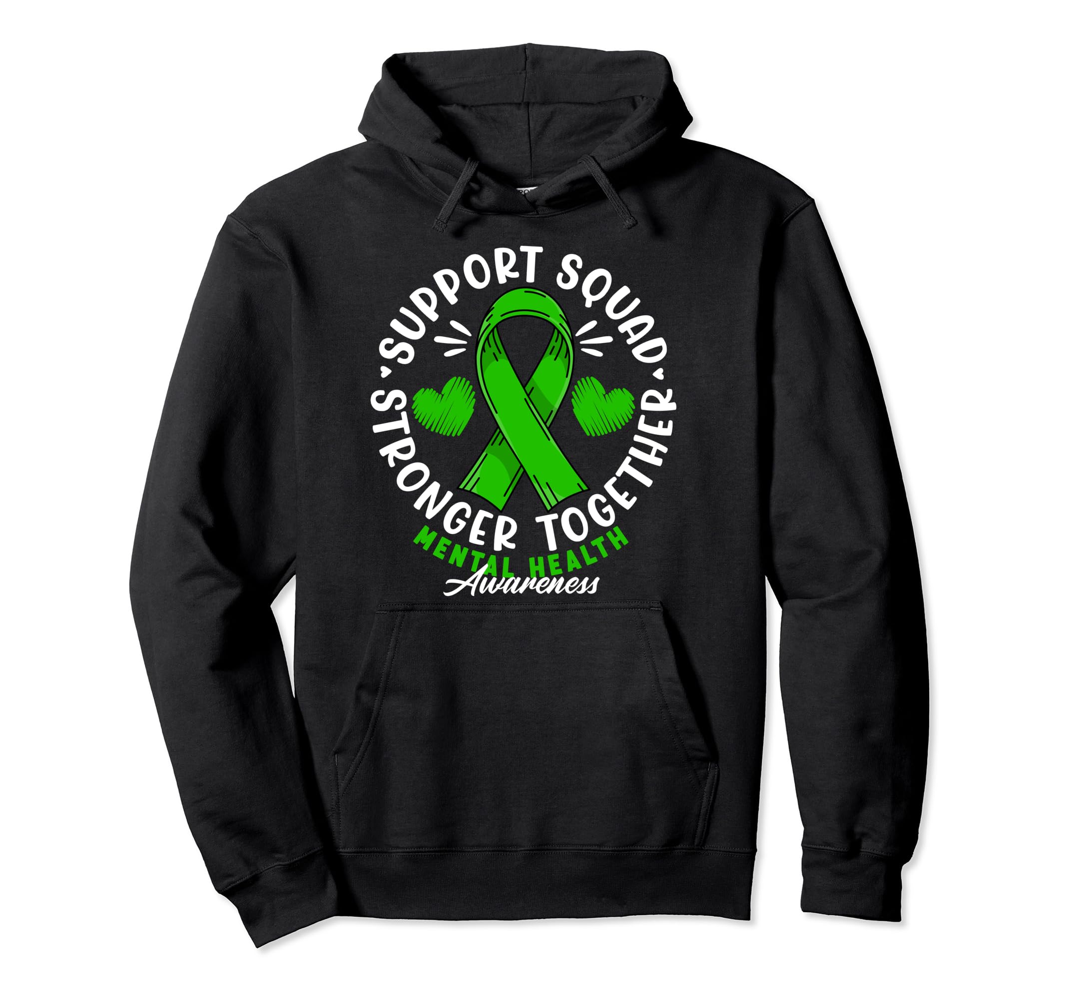 Support Awareness Squad I Depression Hoodie - Unique Graphic Men Women - T-Shirt, Sweatshirt, Hoodie