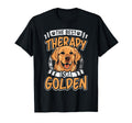 Best Therapy Is Golden Retriever Dog Lovers T-Shirt - Trendy Graphic Unisex - T-Shirt, Sweatshirt, Hoodie