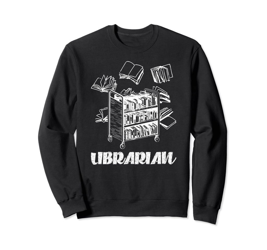 Book Library Literature Reading Sweatshirt - Aesthetic Graphic Unisex - T-Shirt, Sweatshirt, Hoodie