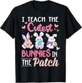 I Teach the Cutest Bunnies in the Patch Unisex T-shirt, Sweatshirt, Hoodie, Long Sleeve Tee - T-Shirt, Sweatshirt, Hoodie