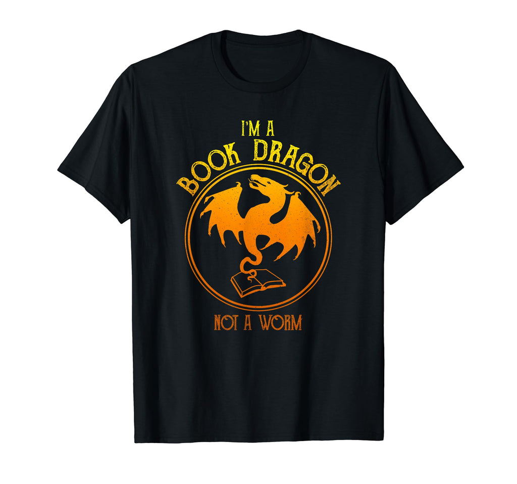 Im Book Dragon Funny Book Nerd Reading T-Shirt - Fun Novelty Design Unisex - T-Shirt, Sweatshirt, Hoodie