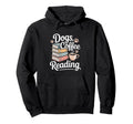 Dogs Coffee Reading Book Lover Hoodie - Trendy Graphic for Adults - T-Shirt, Sweatshirt, Hoodie