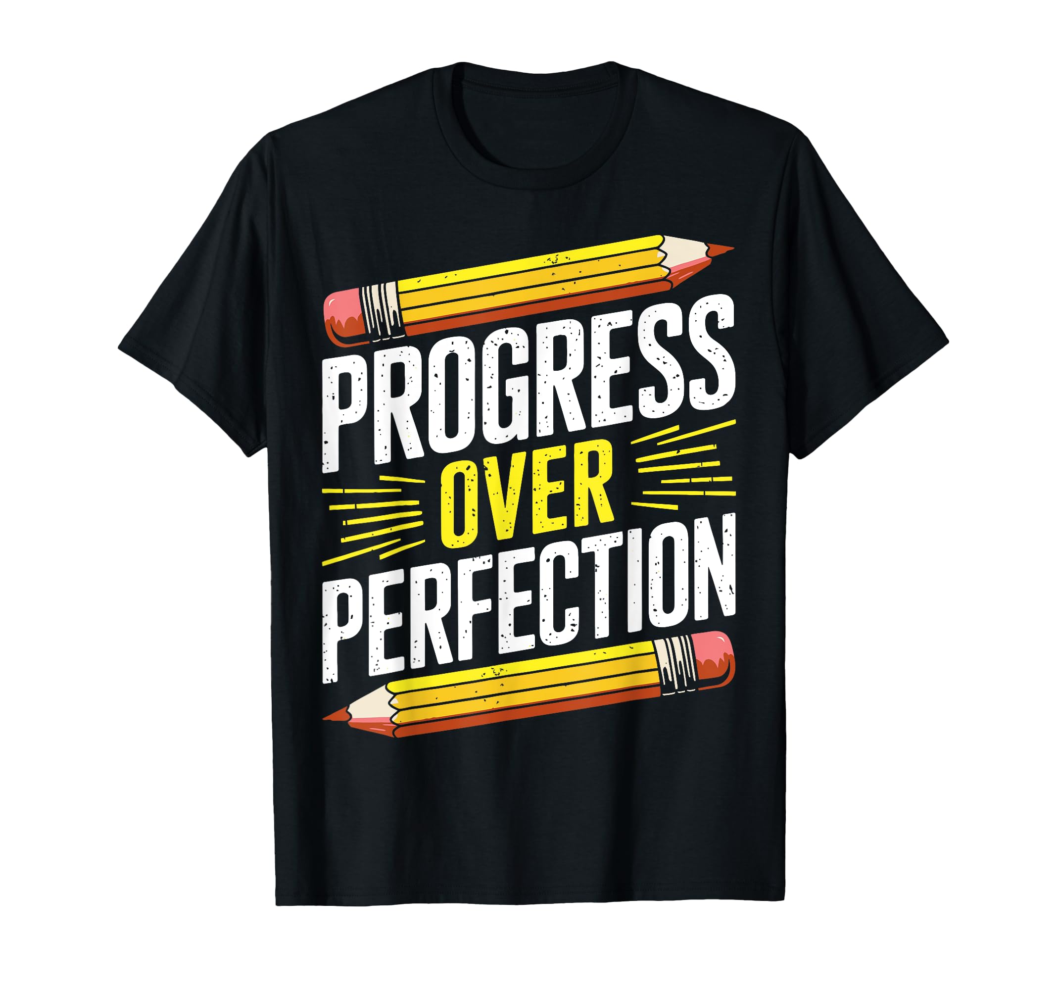 Progress Over Perfection Mental Health T-Shirt - Graphic Print for Adults - T-Shirt, Sweatshirt, Hoodie