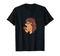 Reading Hedgehog Librarian Book Reader T-Shirt - Novelty Apparel Unisex - T-Shirt, Sweatshirt, Hoodie