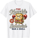 Vintage Knuckle Sandwich Bar Grill Funny Boys Christmas T-Shirt Unisex T-shirt, Sweatshirt, Hoodie, Long Sleeve Tee - T-Shirt, Sweatshirt, Hoodie