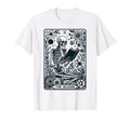Reader Skeleton Book Lover Tarot T-Shirt - Aesthetic Graphic Men Women - T-Shirt, Sweatshirt, Hoodie