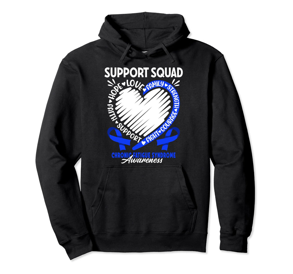 Support Awareness Squad I Me Cfs Chronic Hoodie - Unique Graphic Men Women - T-Shirt, Sweatshirt, Hoodie