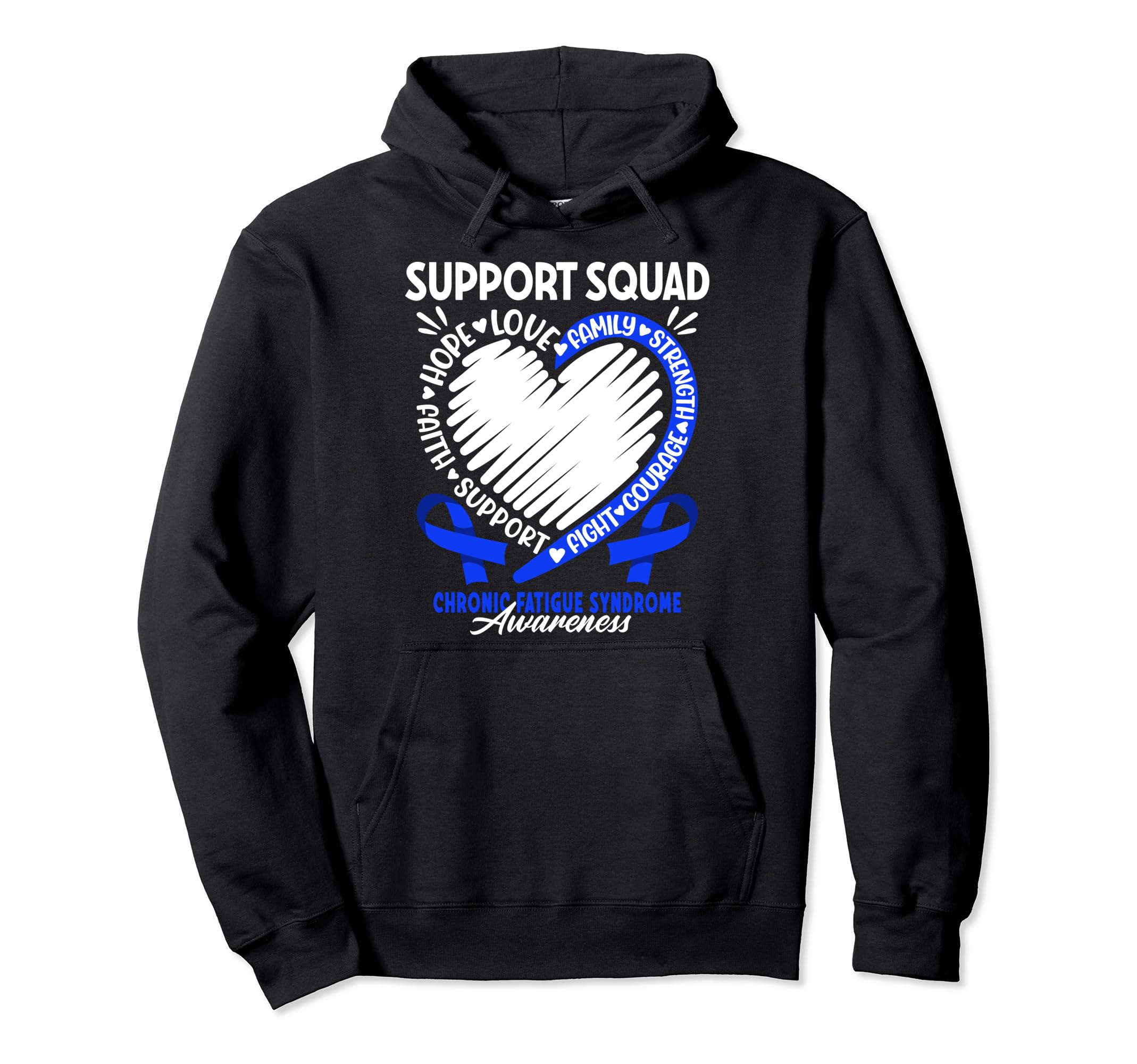 Support Awareness Squad I Me Cfs Chronic Hoodie - Unique Graphic Men Women - T-Shirt, Sweatshirt, Hoodie