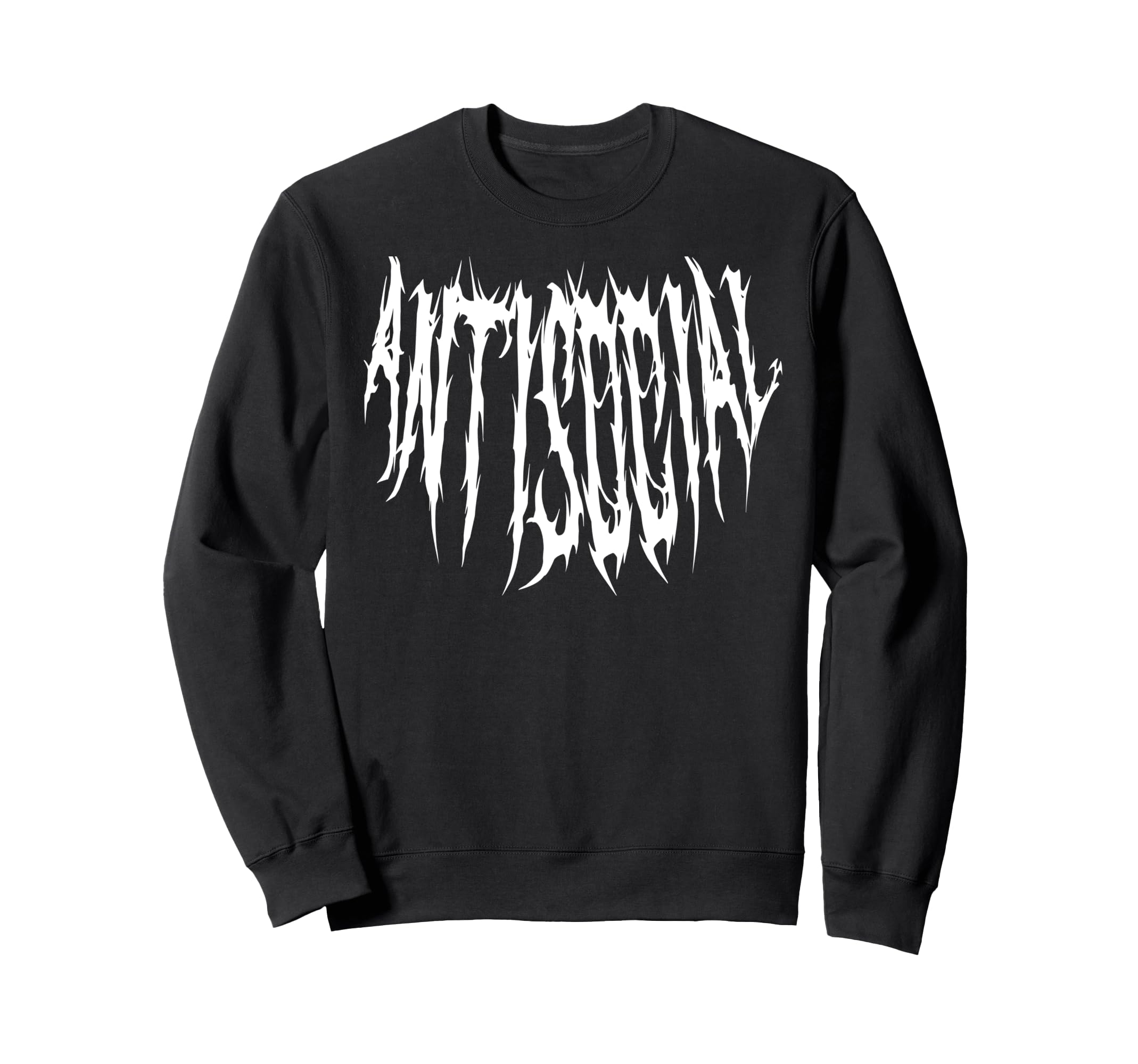 Anti Social Introvert Punk Y2K Club Sweatshirt - Minimalist Print Unisex - T-Shirt, Sweatshirt, Hoodie