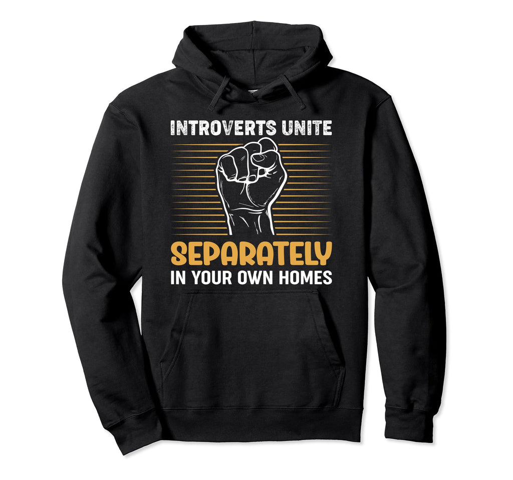 Sarcastic Anti Social Introvert Hoodie - Aesthetic Graphic Men Women - T-Shirt, Sweatshirt, Hoodie
