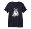 Reading Cat Bookish Literary Lover T-Shirt - Aesthetic Graphic for Adults - T-Shirt, Sweatshirt, Hoodie